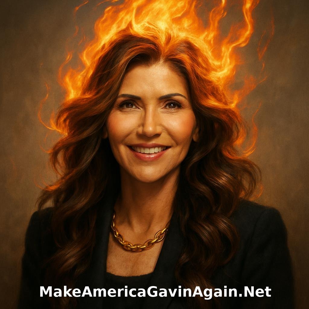 California’s Not Burning—But Kristi Noem Sure Is